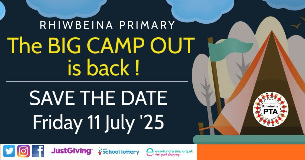 CAMP OUT - SAVE THE DATE ⛺️