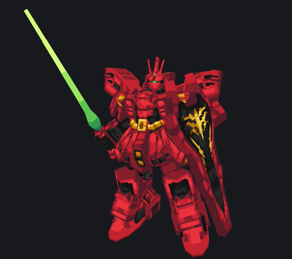 Aknstmodel's tweet image. SAZABI #SAZABI #沙扎比 #Blockbench #Minecraft #pixelart