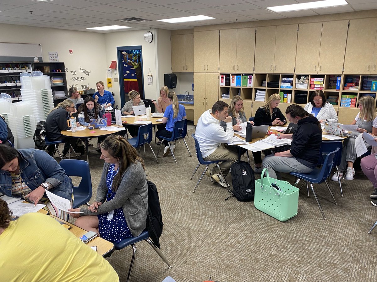 JB and Eden staff collaborated during PLC. Teachers unpacked the writing components of Wit and Wisdom to see how the program aligns with our IN standards.