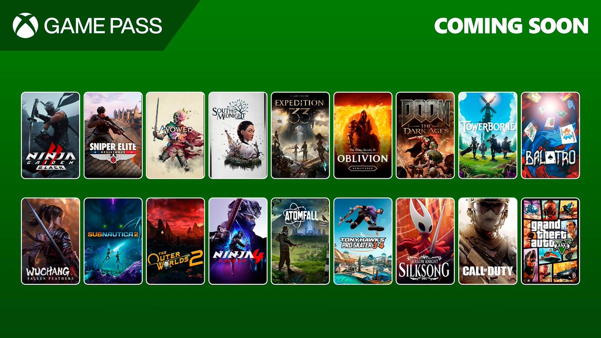OCervejeiro_'s tweet photo. #XBOX é o melhor console para se jogar vídeo game.
Além de receber TODOS OS JOGOS da MAIOR e MELHOR PUBLISHER do mercado, ainda recebemos esses jogos #DayOneGamePass.
Não tem como competir aceitem. 💚🙅🏻♂️ https://t.co/HOXOzKpY1K