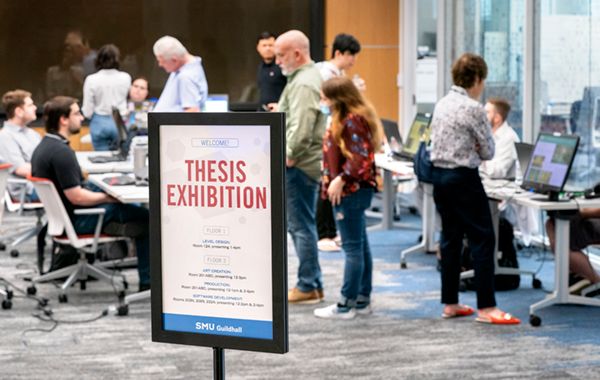 Be our guest! SMU Guildhall invites you to our 2025 Thesis Exhibition on 5/9 from 11am-2:30pm. This annual showcase features the fascinating game development work in Art, Design, Production, and Programming from our graduating Master's students. RSVP: conta.cc/4cIdQRD
