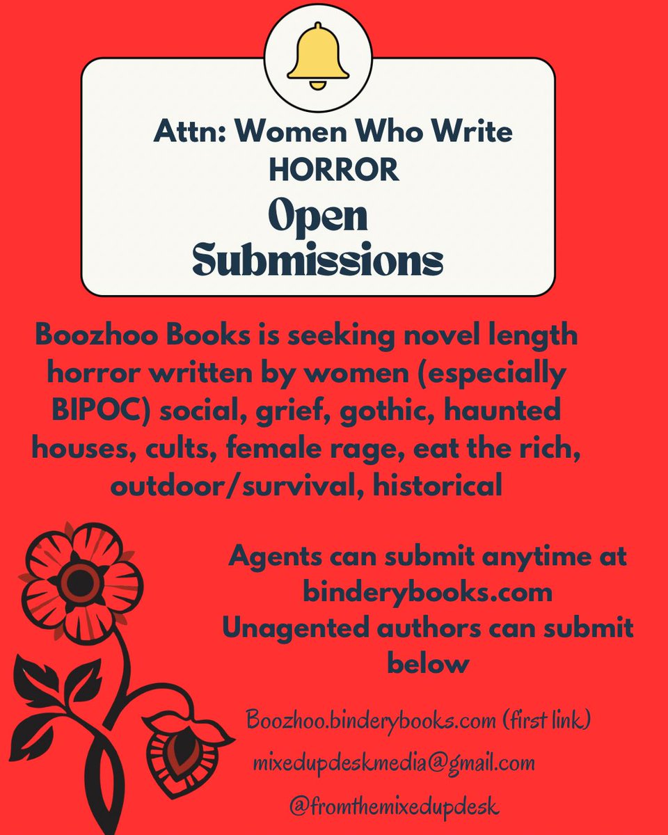 Know a woman writing horror? Please repost! #amwriting