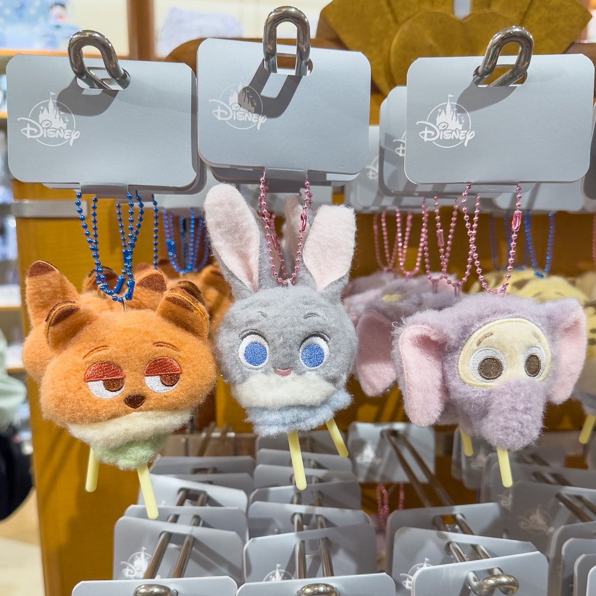 ディズニーストア 『ズートピア』キャラクターのわたあめ風ぬいぐるみ