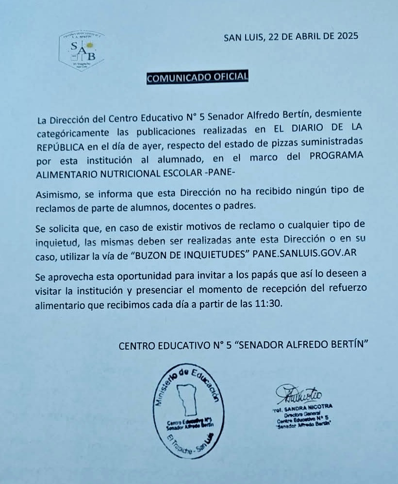 El ex gobernador con sus mentiras no combate al PANE, lo que  <a href="/alberto_rsaa/">Alberto R Saá</a> combate es la posibilidad de que los chicos vayan todos los días a la escuela y que puedan comer dignamente.

Su gestion obligaba a mendigar una barrita de cereal y un juguito en una unidad básica, a