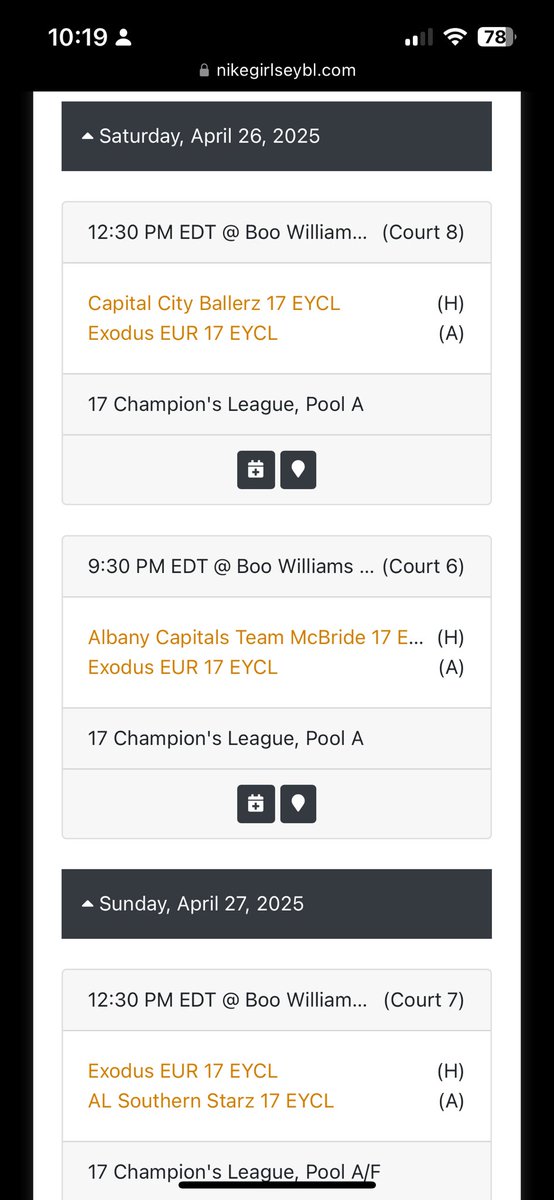 Lisa Sirgi (@lisasirgi) on Twitter photo 🇪🇪✈️🇺🇸
Heading to Hampton, VA this weekend with Exodus Europe 17U!! Excited and ready to give it my all! See you there!
<a href="/YohannaAraya/">Yohanna Araya-Brooks</a> <a href="/exoduseurope/">exoduseurope</a> 🇪🇪✈️🇺🇸
Heading to Hampton, VA this weekend with Exodus Europe 17U!! Excited and ready to give it my all! See you there!
<a href="/YohannaAraya/">Yohanna Araya-Brooks</a> <a href="/exoduseurope/">exoduseurope</a>