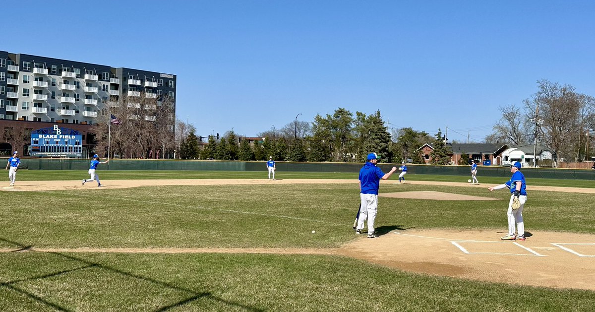 Blake Bears Baseball (@baseballatblake) on Twitter photo Bears are back in action at home vs. <a href="/IMACMN/">IMAC Minnesota</a> conference foe Minnehaha <a href="/Redhawks_BB/">Minnehaha Baseball</a> . Finally, the first nice weather day of the season: sunny, breezy & 68!
<a href="/Nick_Russeth/">Nick Russeth</a> gets his 3rd start of the season. First pitch 4:30pm. Bears are back in action at home vs. <a href="/IMACMN/">IMAC Minnesota</a> conference foe Minnehaha <a href="/Redhawks_BB/">Minnehaha Baseball</a> . Finally, the first nice weather day of the season: sunny, breezy & 68!
<a href="/Nick_Russeth/">Nick Russeth</a> gets his 3rd start of the season. First pitch 4:30pm.