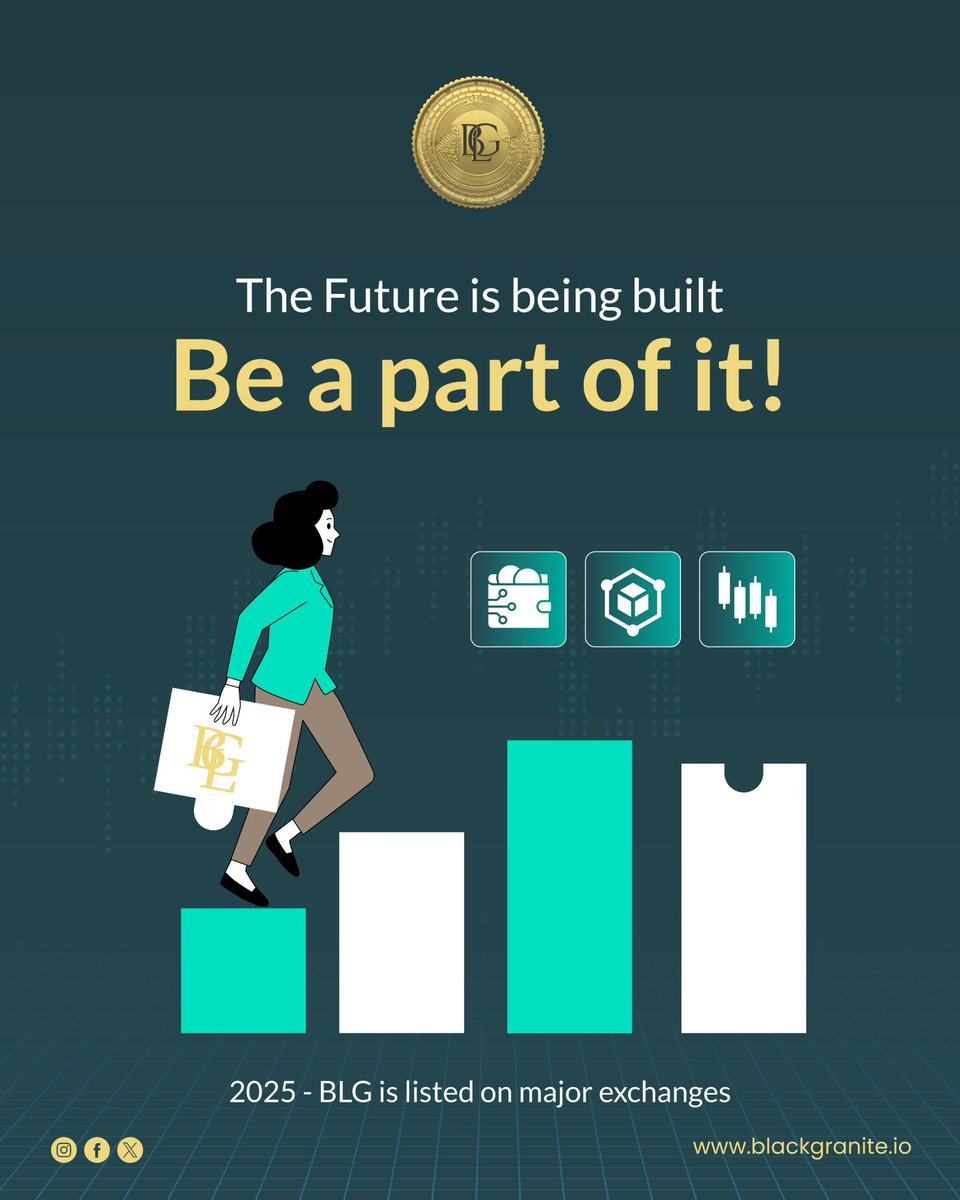 black_granite_'s tweet photo. The future of finance is already being built — and you can be part of it.
Join the BLG movement as we step into 2025, listed on major exchanges.
Let’s grow together at https://t.co/I8TELpKBmu
#BLGToken #CryptoFuture #InvestSmart #BlackGranite https://t.co/KFBWnbbAWT