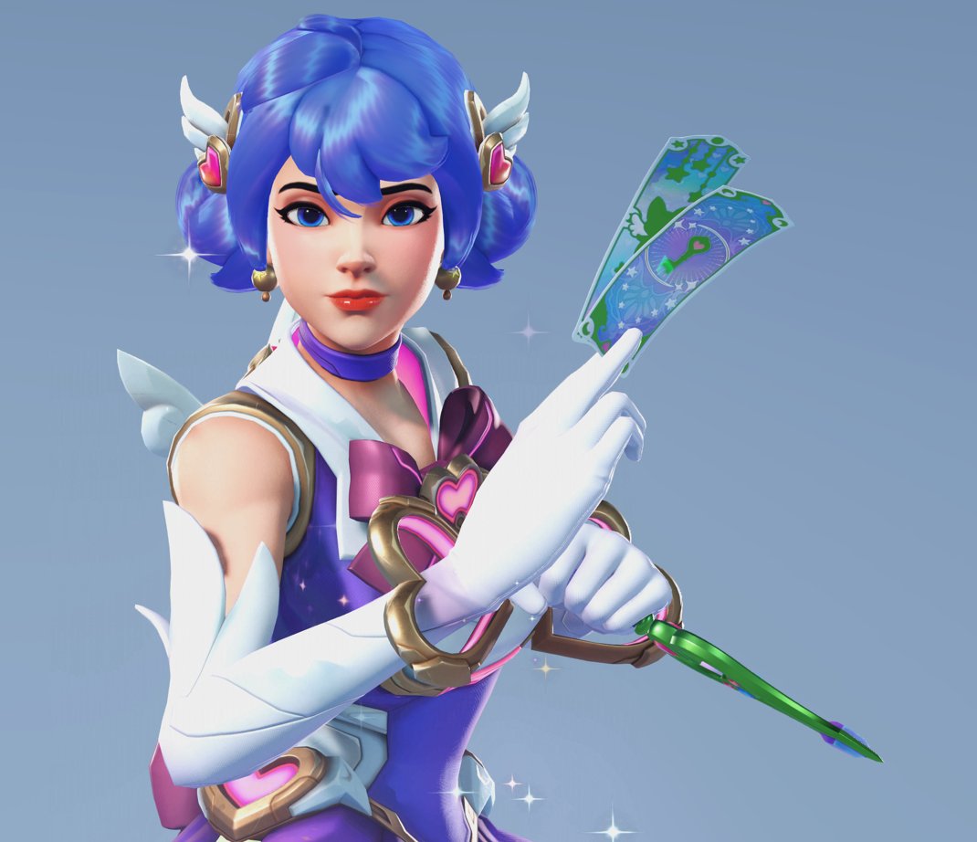 pampurins's tweet image. Magical girl Kiriko is so pretty though, i love the blue they used for her 💙