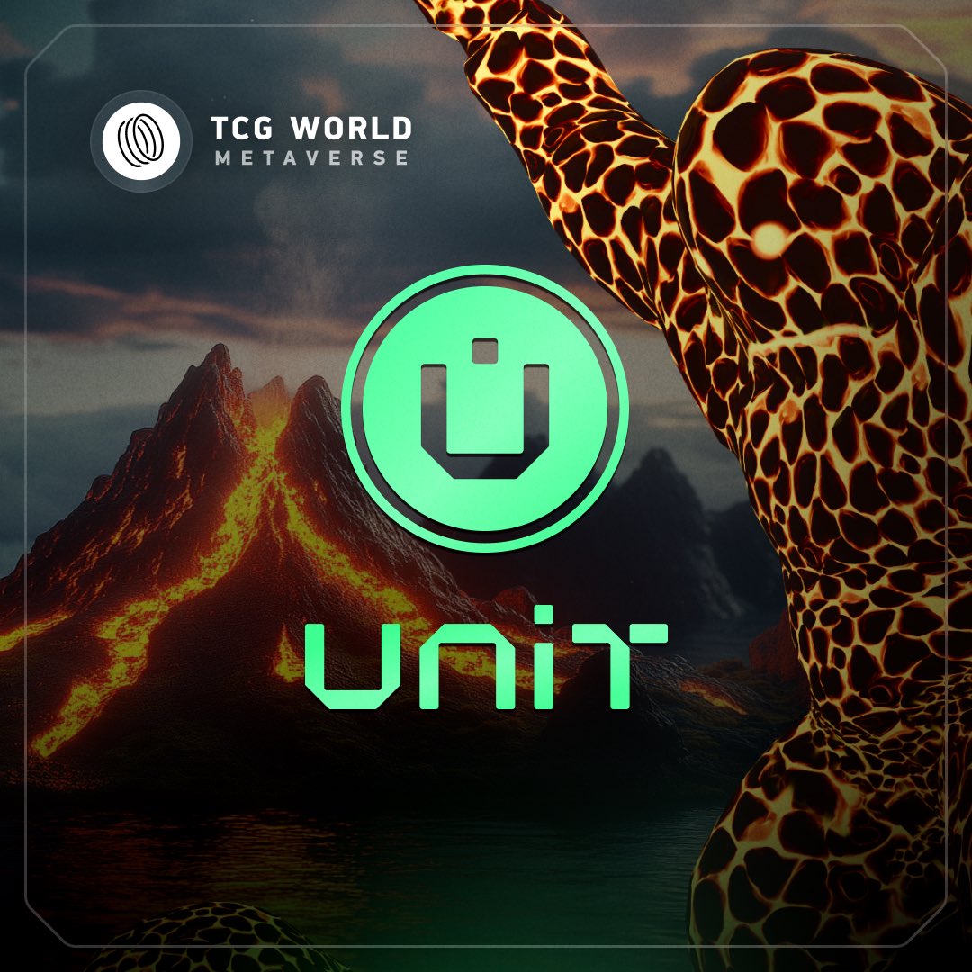 PlayTCGWorld's tweet image. 🚨 IT’S LIVE! Say hello to $UNIT, officially launched on #ETH! 

We’re upgrading our TCG2 with a future proof Token ready to power our metaverse! 

Eligible wallets will auto-receive a 1:1 $UNIT airdrop 😎 

Welcome to the future! Powered by $UNIT, secured by Ethereum 🔥