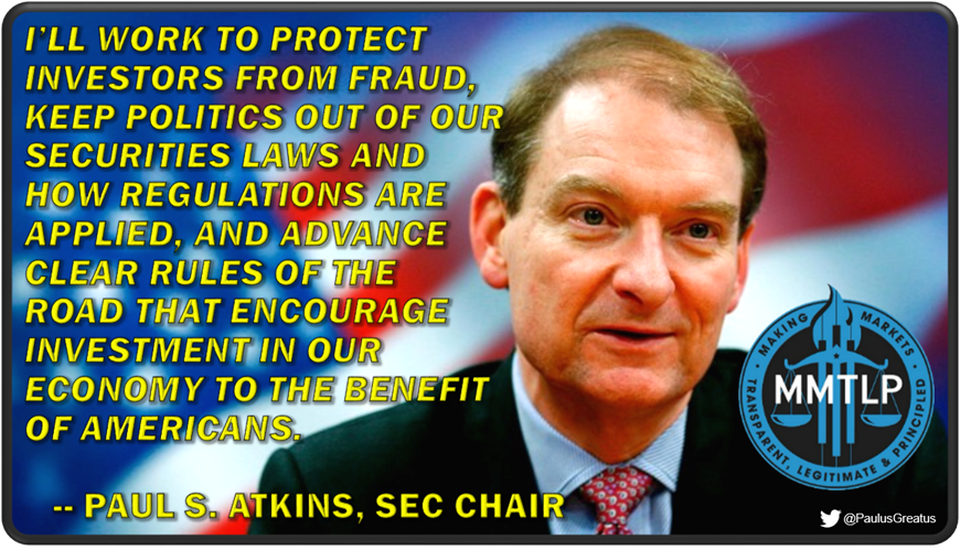 PaulusGreatus's tweet image. @PaulSAtkins Sir, #FINRA has kept over 65,000 $MMTLP investors hostage for 865 DAYS with their unprecedented U3 HALT initiated on December 9, 2022.

Many within the $MMTLP Community have fallen on extremely hard times due to the FRAUD committed by #FINRA:
   • Some have lost…