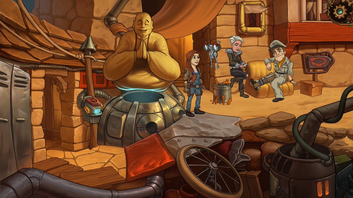 Explore the alternative 1920s with Brassheart, an adventure inspired by dieselpunk and classic tales. Get ready to unravel mysteries in a world where the past and future collide. #IndieSponsor

🔗 donvi.link/brassheart