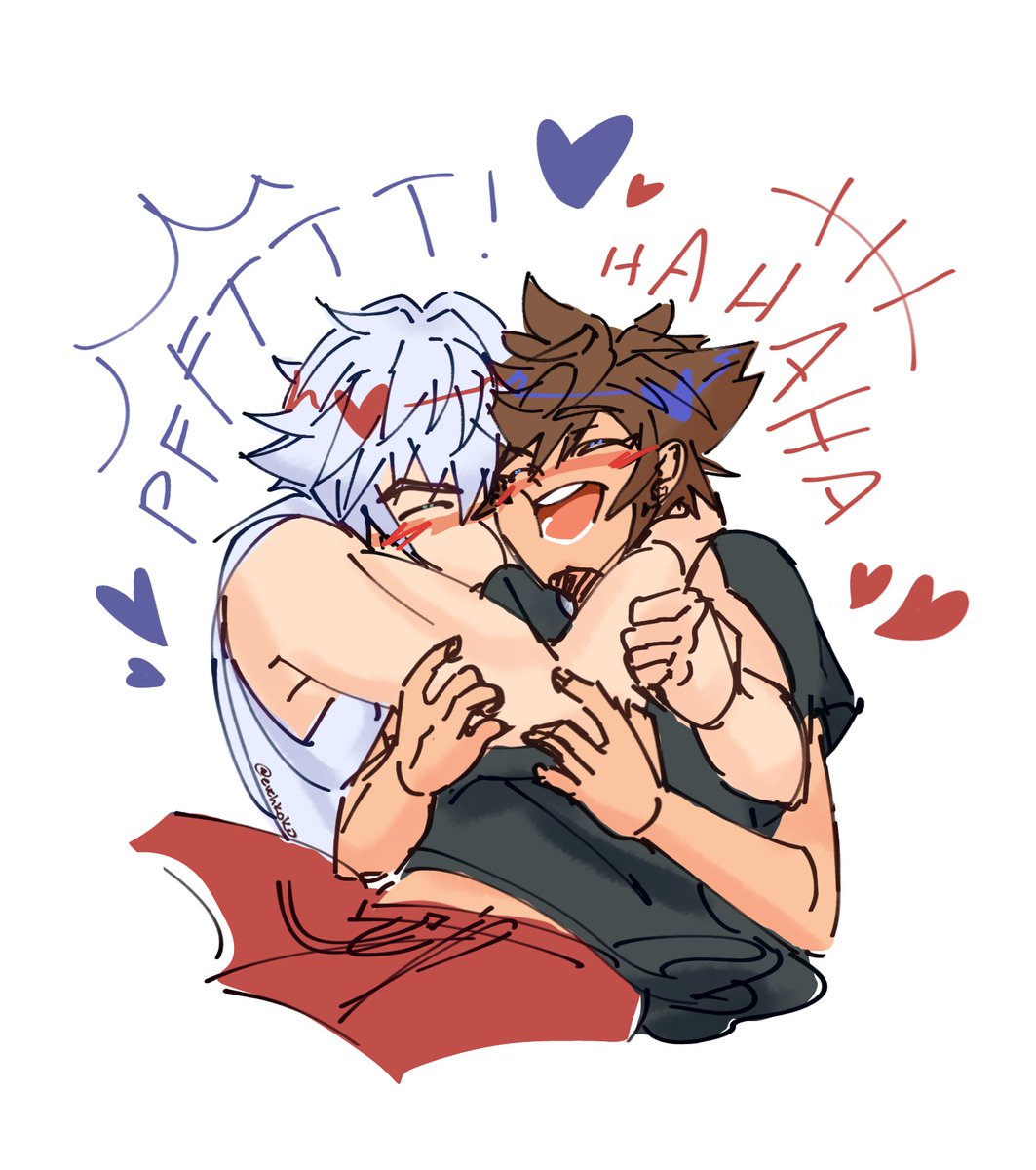 evehkoko's tweet photo. soriku | silly cuddles and kisses https://t.co/CqPvoMnt0A