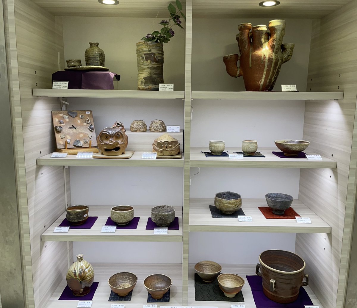 ujoyaki's tweet photo. 本日から29日まで横浜高島屋さん7F和洋食器売り場にて展示販売を行っております✨️
今回も目玉商品を持ってきてます😎✨️
ぜひお気軽にお立ち寄りくださいませ🥰🥰 https://t.co/IdFBw0zHSm