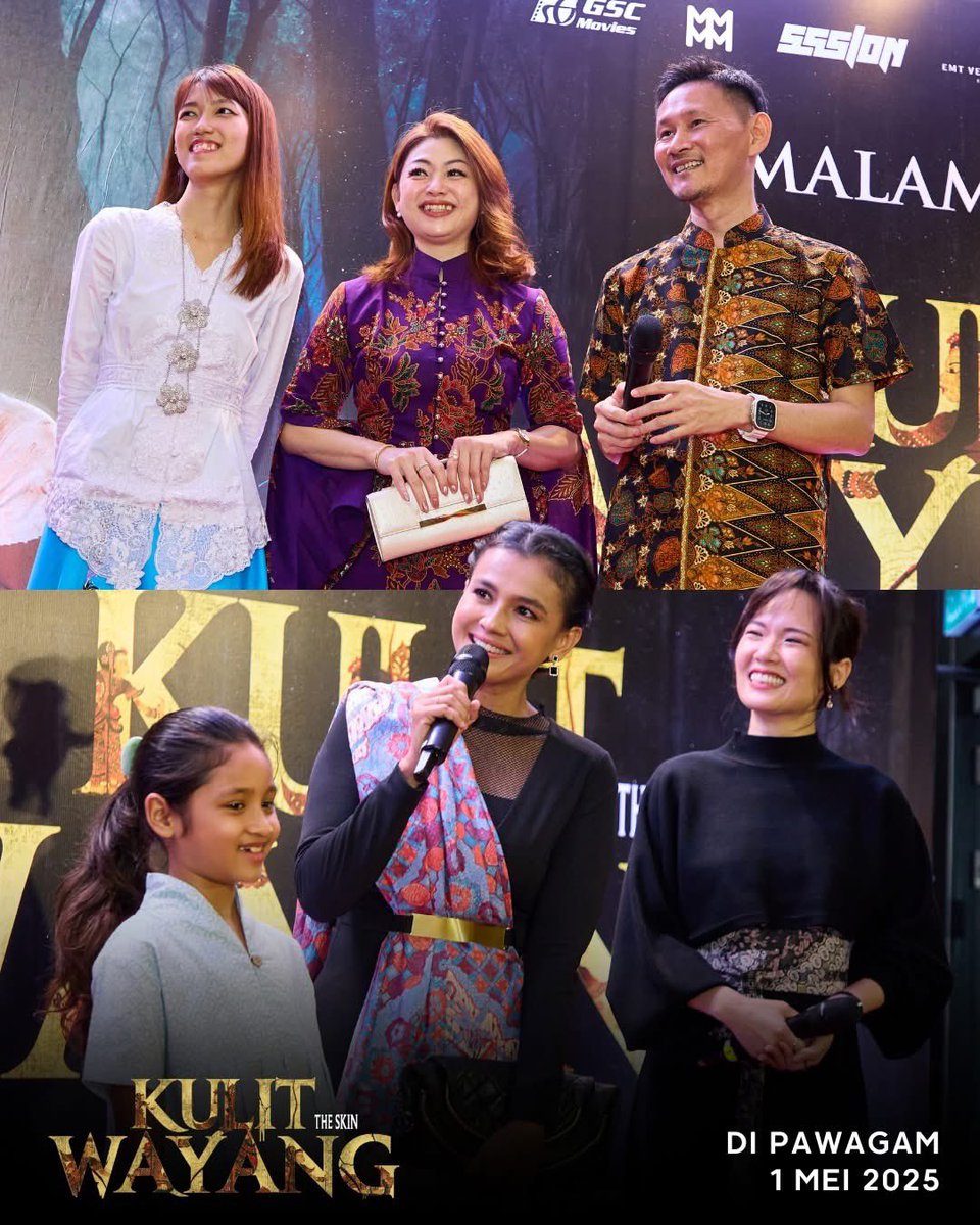GSCinemas's tweet photo. Sambutan yang luar biasa 💥 Terima kasih kepada semua yang hadir &amp; support Malam Gala #FilemKULITWAYANG! 🔥🤩🤩

Jangan lepaskan peluang untuk support filem lokal kita KULIT WAYANG, akan ditayangkan di pawagam bermula 1 Mei ini! 

 #KulitWayang #GSCMovies https://t.co/kotFT5Dqx4