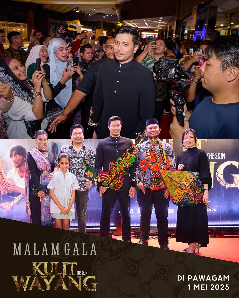 GSCinemas's tweet photo. Sambutan yang luar biasa 💥 Terima kasih kepada semua yang hadir &amp; support Malam Gala #FilemKULITWAYANG! 🔥🤩🤩

Jangan lepaskan peluang untuk support filem lokal kita KULIT WAYANG, akan ditayangkan di pawagam bermula 1 Mei ini! 

 #KulitWayang #GSCMovies https://t.co/kotFT5Dqx4