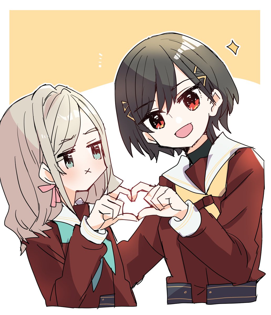 「セラいず 写真写るのめちゃくちゃうまそう #蓮ノ空美術部 」|環月紙袋僕ラブ「ジ51,52」せつはる合同＋おまめ合同＋個人誌🌈👼🔖💫🐬♦✨のイラスト