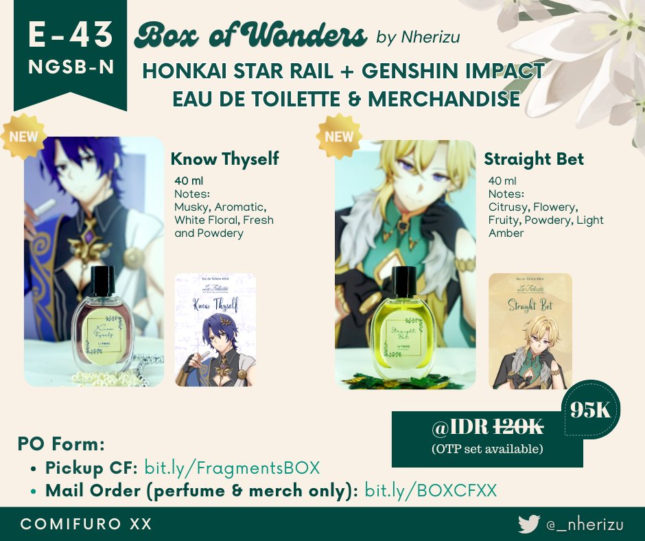 Nel - Genshin EDT & merch PO open tweet media