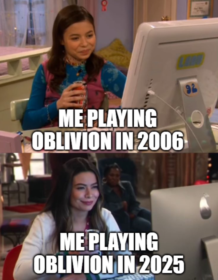 Synamasok's tweet photo. #OblivionRemastered🥹🥹 https://t.co/i7QYS0IrSz