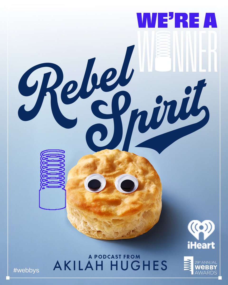 AkilahObviously's tweet image. We did ittttttt!!! Rebel Spirit won the Webby Award! Thank you for your listens, your shares, and your votes!!