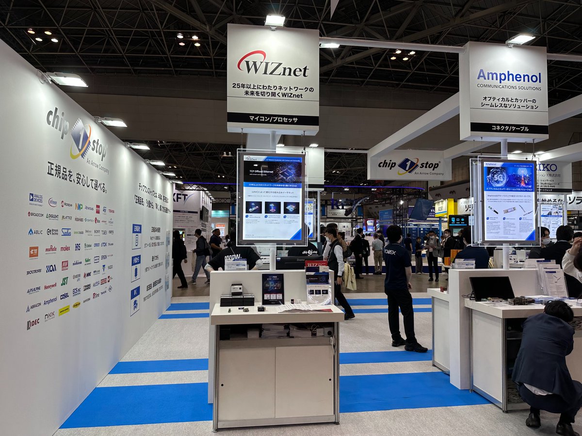 WiznetTeam's tweet image. 🚀 WIZnet is live! Booth 22-26 @ #JapanITWeek. See ioNIC & TOE tech in action!
#WIZnet #Ethernet #IoT #TokyoTech @chip1stop