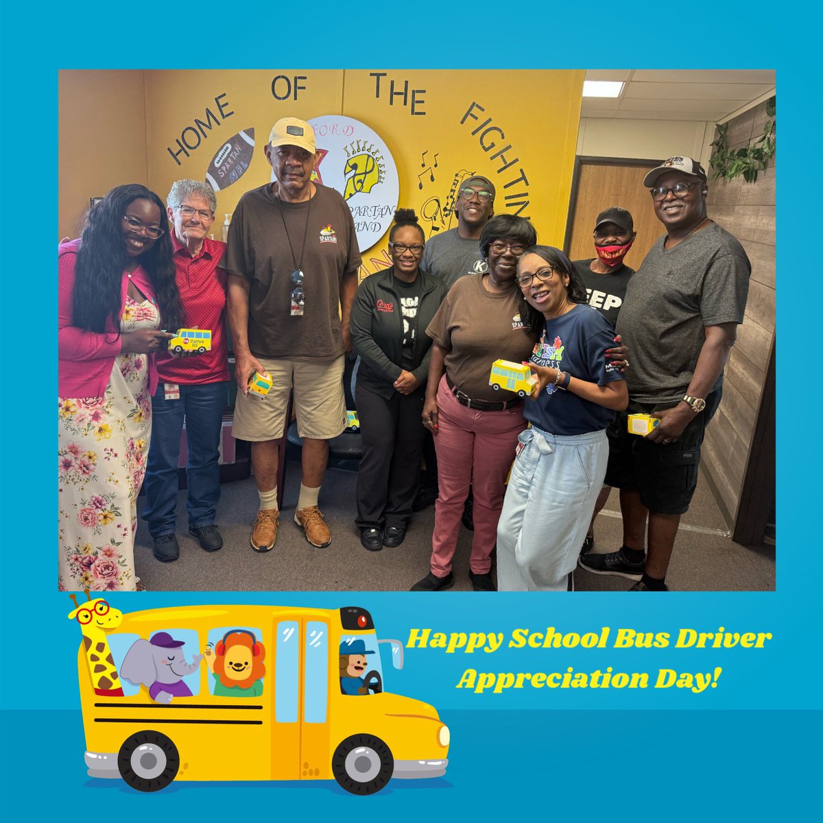 Stafford Early Childhood Center (@smsdecc) on Twitter photo Happy School Bus Driver Appreciation Day! Today we honor the first & last smile many students see each day. Thank you for your dedication, patience, & care in getting our kiddos to and from school. You drive the heartbeat of our school! đź’— <a href="/sjernigandle/">Stephanie Jernigan</a> <a href="/Dr_Bostic/">Robert Bostic Ed.D</a> <a href="/DawnDuBose5/">Dawn DuBose, Ed.D.</a> Happy School Bus Driver Appreciation Day! Today we honor the first & last smile many students see each day. Thank you for your dedication, patience, & care in getting our kiddos to and from school. You drive the heartbeat of our school! đź’— <a href="/sjernigandle/">Stephanie Jernigan</a> <a href="/Dr_Bostic/">Robert Bostic Ed.D</a> <a href="/DawnDuBose5/">Dawn DuBose, Ed.D.</a>