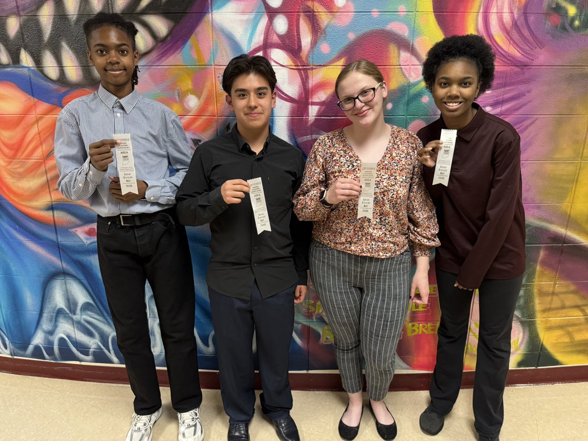 Congratulations to the Whiting High School Math Academic Team on their 3rd place finish at the River Forest Academic SuperBowl Regional! <a href="/WHSOilers/">Whiting High School</a>