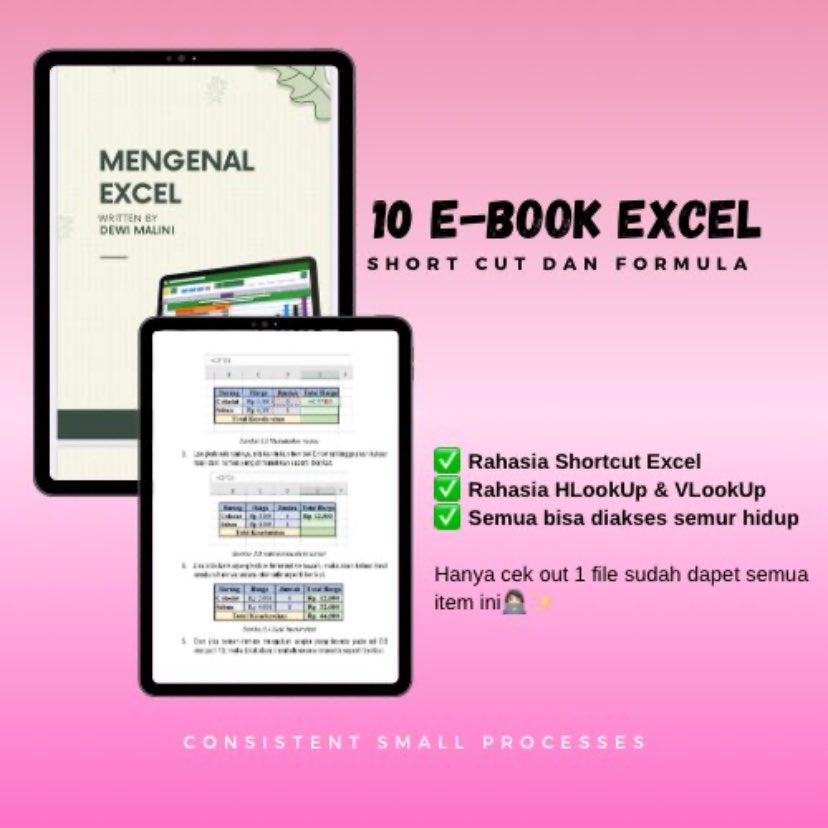 fazrigunawann's tweet image. Mau jago Excel tanpa ribet?
Cukup 1 file, dapet 10 e-book lengkap shortcut &amp;amp; formula!
Lifetime access, cocok buat kerja &amp;amp; kuliah!

Order di sini: lynk.id/superleon/4KVm…
#EbookExcel #BelajarExcel #ShortcutExcel #RumusExcel #TipsExcel #ExcelIndonesia