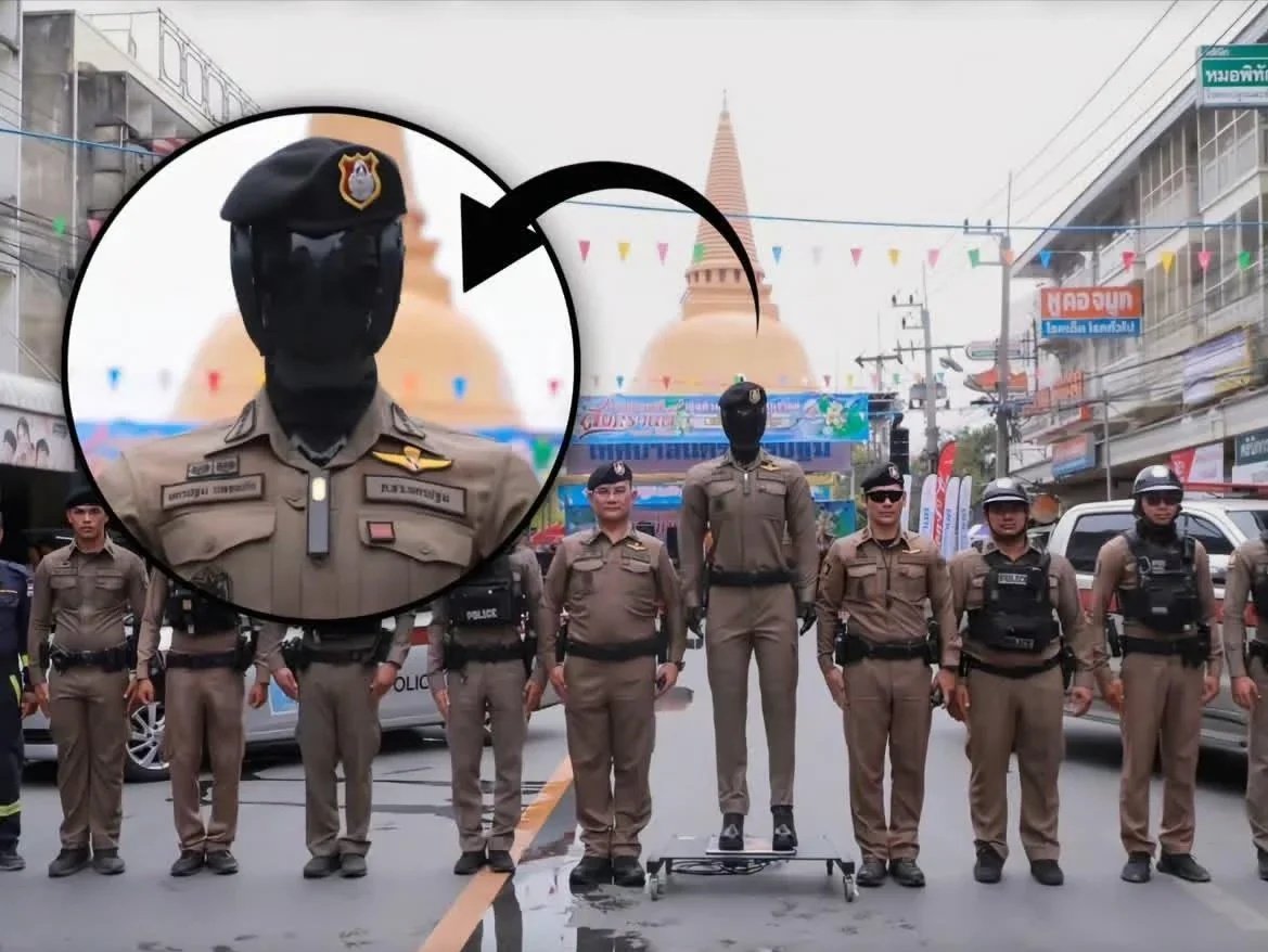 🚨 Thailand has revealed the worlds first AI cop with 360° vision and facial recognition

It is happening 👁️

#Ai