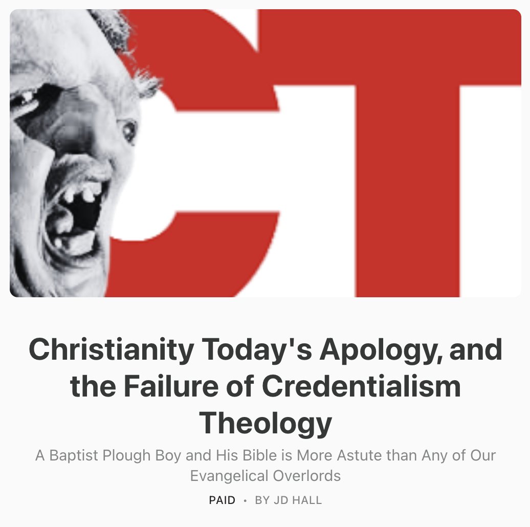 LostMyHats's tweet image. "The apology also doesn’t address the bigger issue: how did this article get published in the first place? Christianity Today isn’t a blog run by amateurs. It’s a flagship evangelical publication with a storied history, boasting a rigorous editorial process. Russell Moore, a…