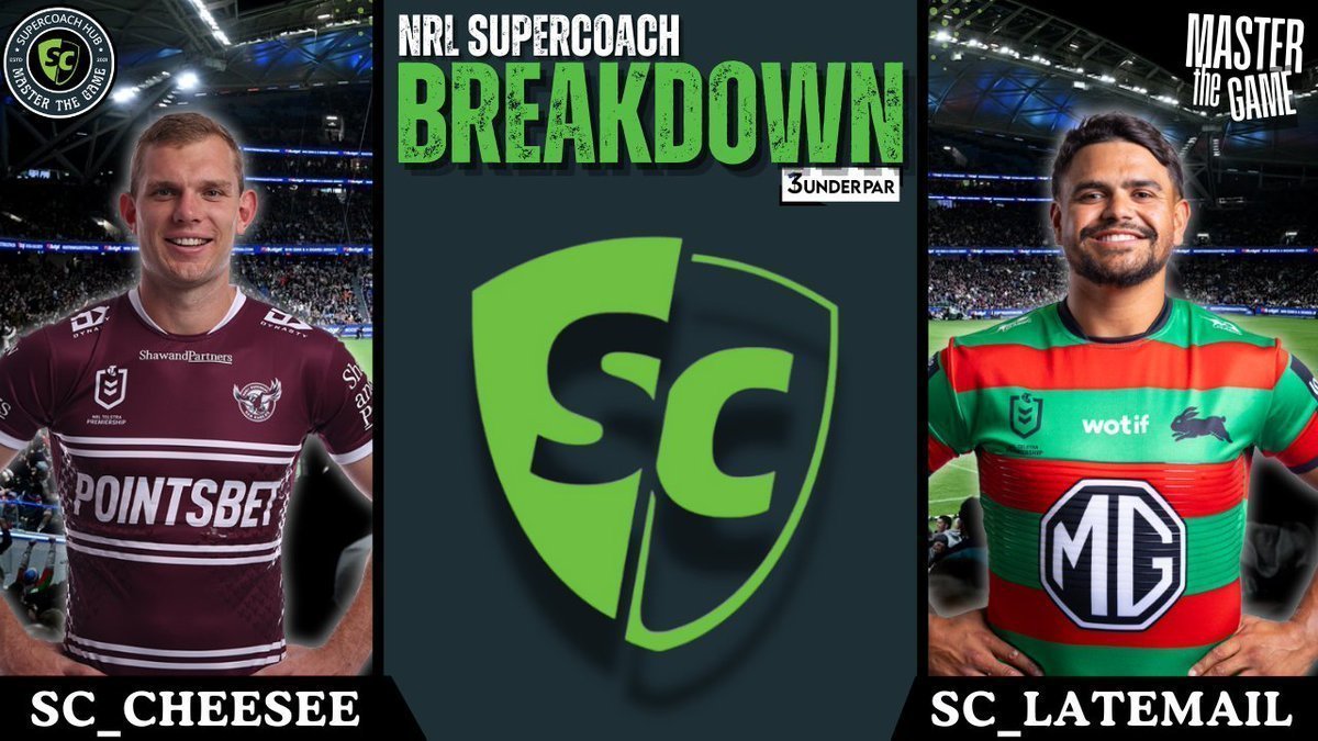 SuperCoach_Hub's tweet image. 🎬 #NRLSuperCoach Breakdown

💥 Join @TheSc_Cheesee, SC_Latemail &amp;amp; @SupercoachGuns live tonight at 8 on X as they tackle the talking points leading into round 8:

FB showdown: Turbo, Teddy or Drinky
CTW Guns: Kiraz &amp;amp; Farnworth
Another CTW cash cow: Billy Smith
Plus more! 🔥