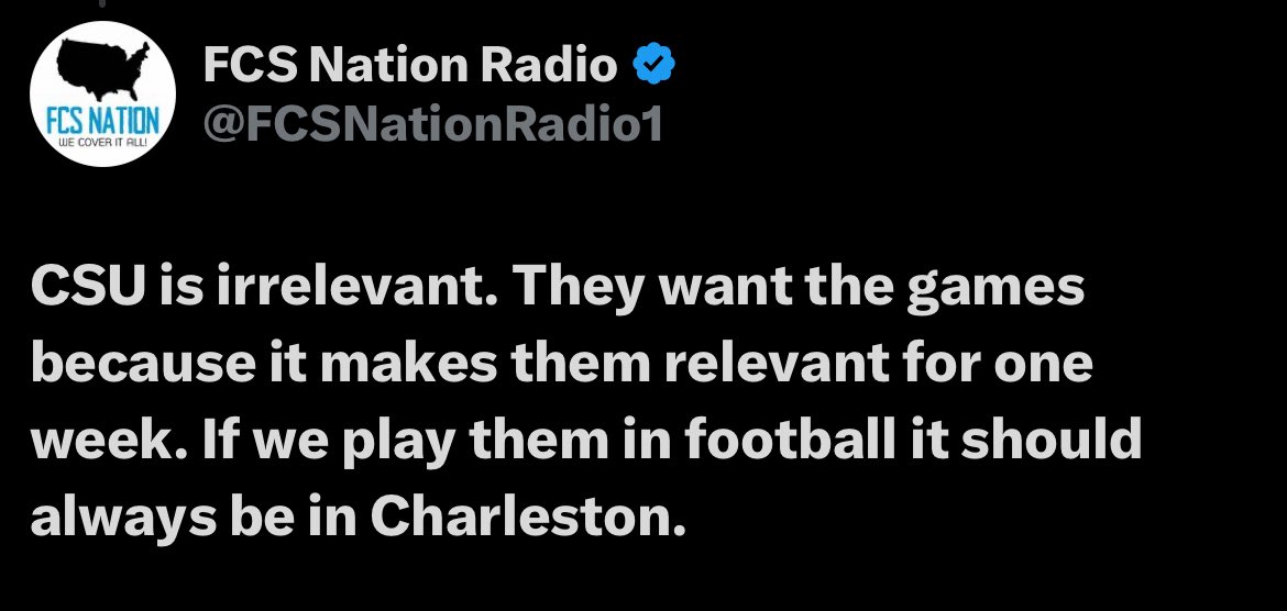 SSN - Charleston Southern (20-10) tweet media
