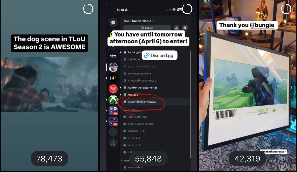 Y’all really be sleeping on Instagram stories. These are STORY views for my last 3 uploads 😮