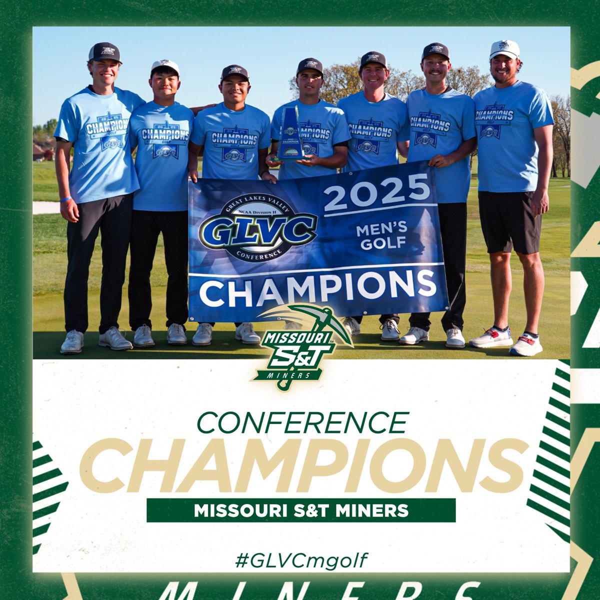 Great Lakes Valley Conference (@glvcsports) on Twitter photo ๐๐๏ธโโ๏ธ Congratulations to <a href="/minersports/">Missouri S&T Miners</a> on claiming its 1st #GLVCmgolf title!
๐ GLVCsports.com/2025MGOLFchamps
#GLVCchamps ๐๐๏ธโโ๏ธ Congratulations to <a href="/minersports/">Missouri S&T Miners</a> on claiming its 1st #GLVCmgolf title!
๐ GLVCsports.com/2025MGOLFchamps
#GLVCchamps