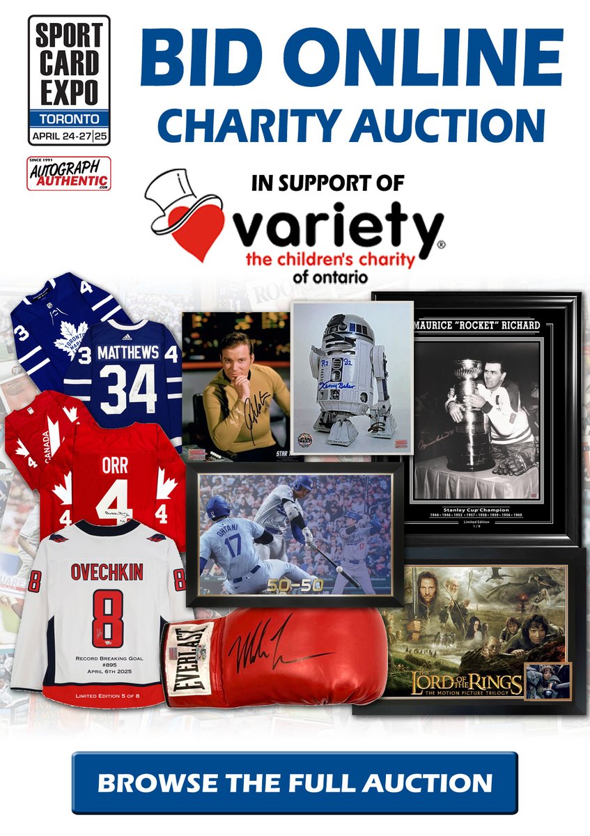 Sports Card Expo Auction - Get In The Action - Ends April 27th at 10pm! - mailchi.mp/autographauthe…