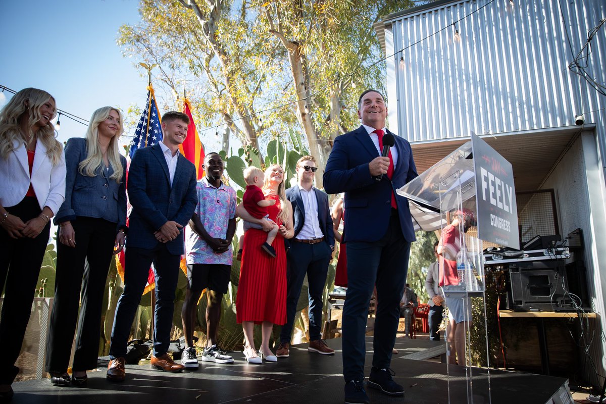Having my wife, my kids and grandkids with me at our campaign launch event meant the world to me.