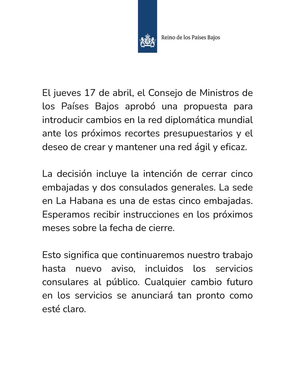 NL Embassy Havana tweet media