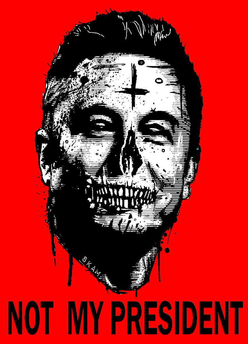 skamsticker's tweet photo. Get wrecked @elonmusk
#skam #elonmusk #notmypresident #zombie #braindead #antitrump #horrorart #darkart #darkartist #billionaire #fascism #zombieart #fiasco #posterart #decay #evilmen #corporatemasters #beadyeyes #stickerart #streetartist #corruption #whitehouse #radicalgraffiti https://t.co/Xe7sZLYoqJ