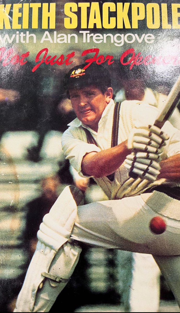 Incredibly saddened to hear of the passing of the great Keith Stackpole. He was the voice of my childhood on TV and radio, then I was privileged to be one of Stacky’s ‘ghost’ writers for a number of years. Great cricketer; and an absolute gentleman! Condolences to his family.