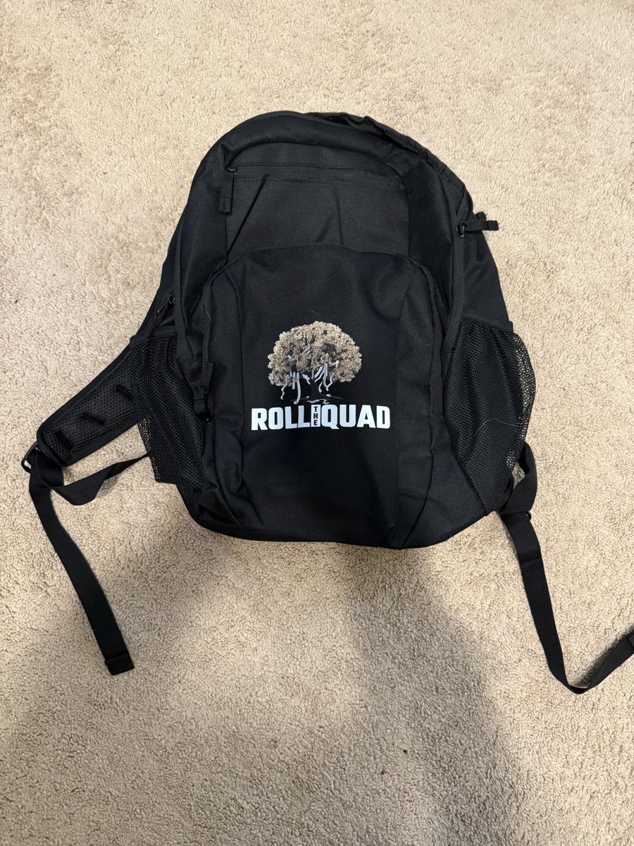 WakeBadgers's tweet photo. Thanks @rollthequadNIL for the sweet backpack https://t.co/wCxypaiRvs