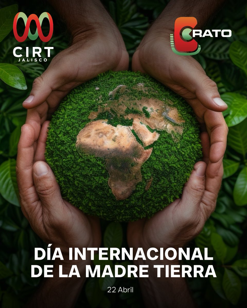 CIRT__JALISCO's tweet image. En el Día Internacional de la Madre Tierra, @CIRT__JALISCO reafirma su compromiso con la vida, promoviendo el respeto, la conciencia ambiental y el amor profundo por nuestro planeta, herencia sagrada de generaciones futuras.
@jeronimocamber2 @ManuelHerrV 
#DiaDeLaTierra #MiHogar