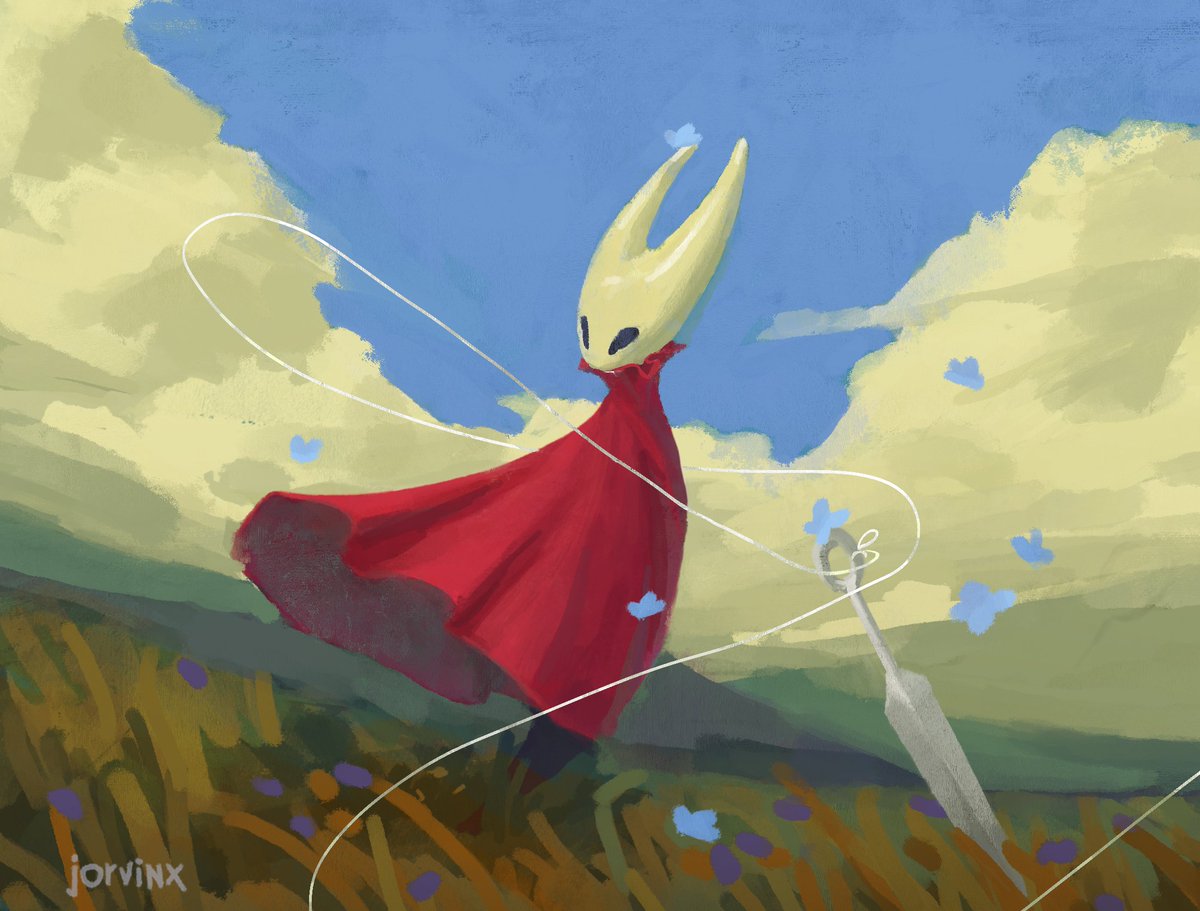 In the lands of wondering

#art #hollowknightfanart #hollowknight  #Hornet #SilkSong