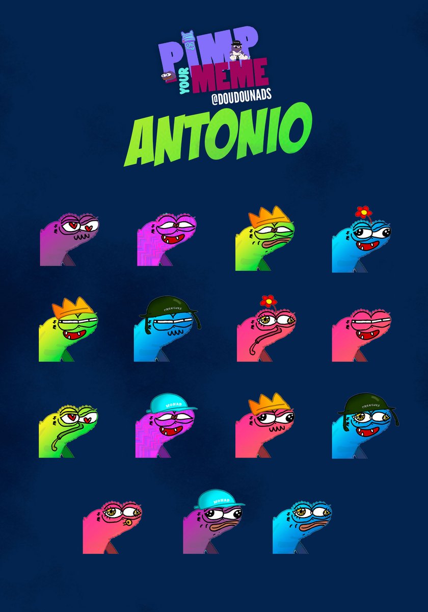Antonio by <a href="/doudounads/">Doudouron✨</a> is making his debut on pimpyourmeme! Make some montages and put Antonio everywhere !

<a href="/monad_xyz/">Monad</a>