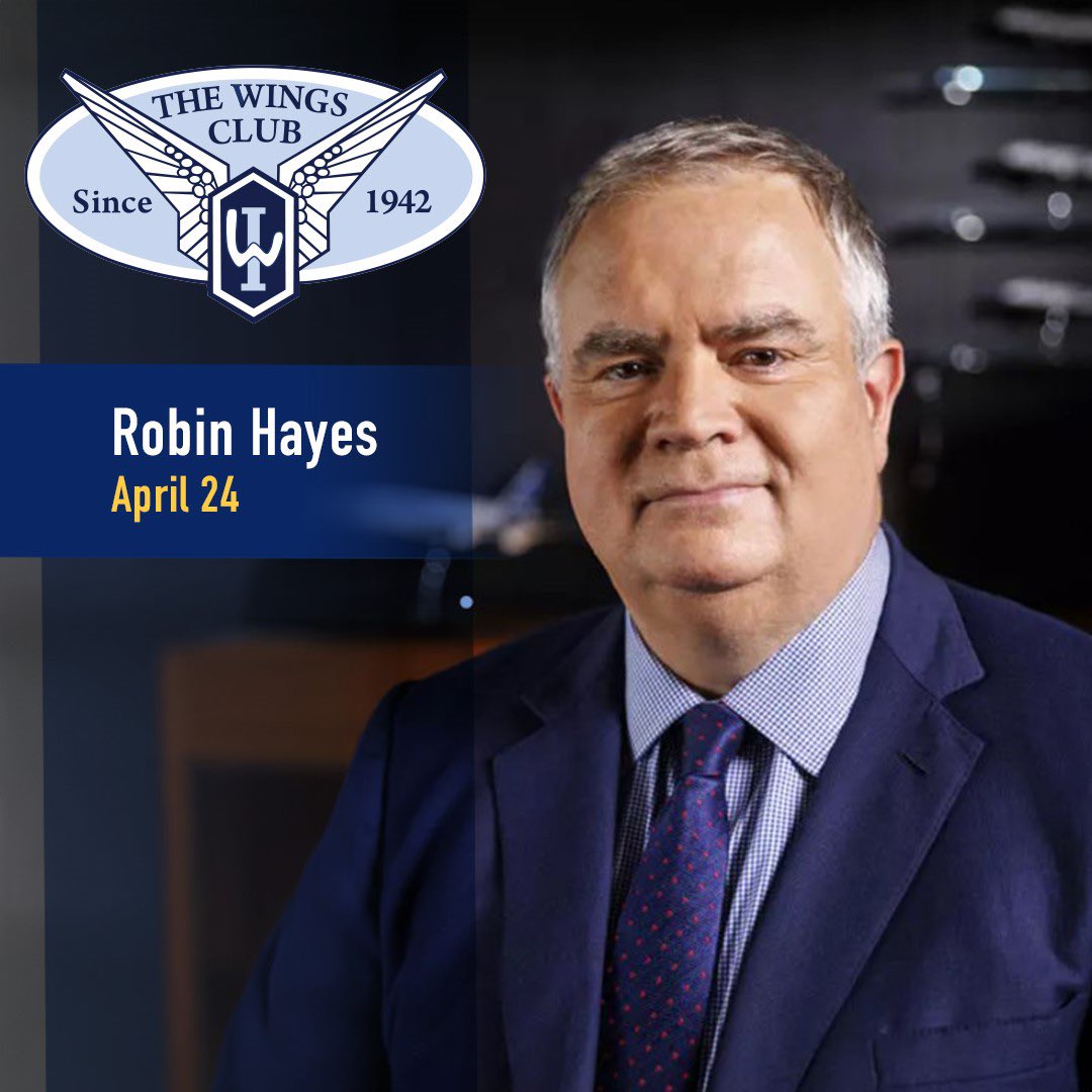 This month we’ll welcome <a href="/Airbus/">Airbus</a> Chairman &amp; #ceo Robin Hayes as our featured speaker. Visit: bit.ly/3Gkaubf #aviation #event #aircraft #airbus
