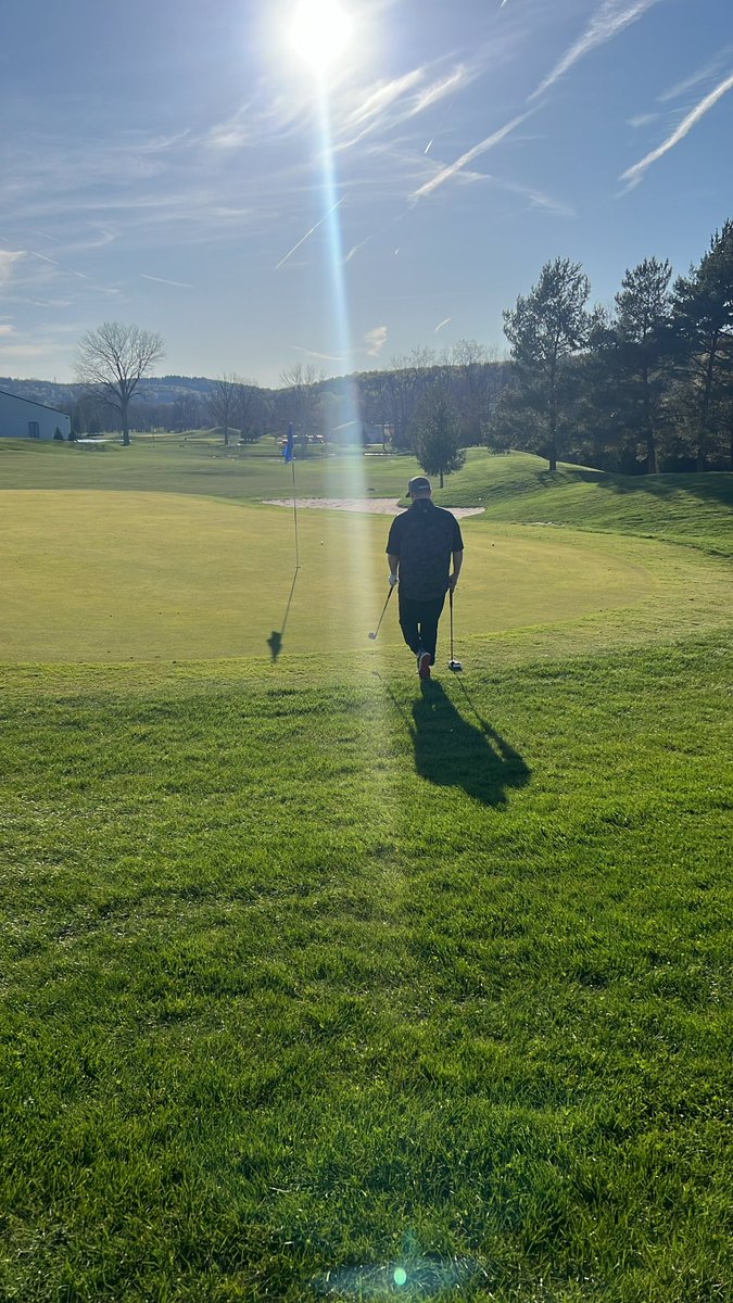 A beautiful afternoon on the golf course!