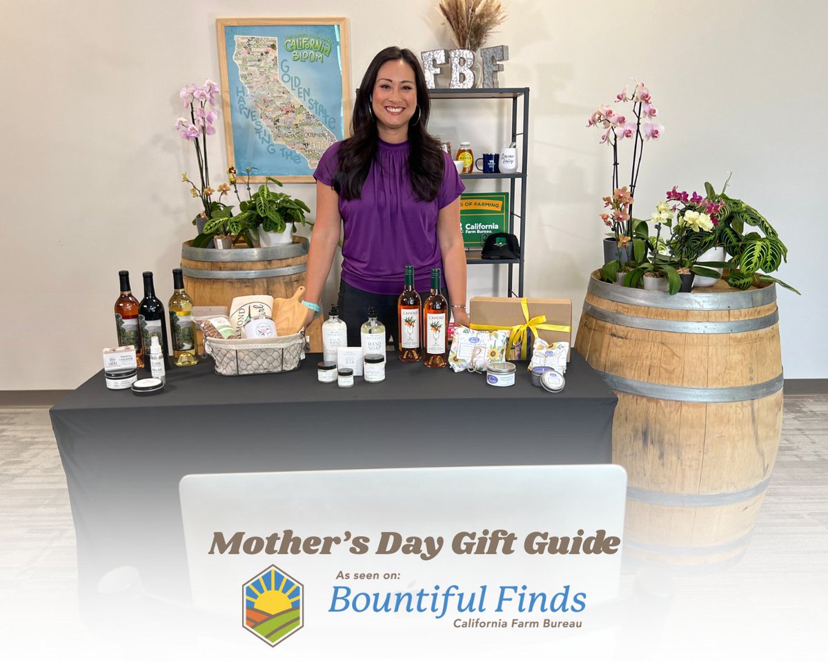 cabountiful's tweet image. #BountifulFinds is on the air!🎁

Host @AubreyAnne has shared our new gift guide on: 
✔️ CBS @GoodDaySac
 ✔️ @OfficialRFDTV
 📺 TOMORROW: Catch her on @ABC30 Fresno + @NBCCALive (LA, San Diego &amp;amp; Bay Area) at 11:30 a.m.!

🛒 Shop farm-fresh gifts → californiabountiful.com/bountifulfinds