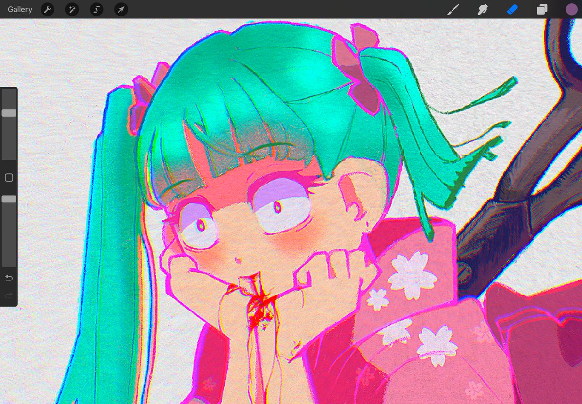 #gore #hatsunemiku #miku #fanart #kikuo #rubychan