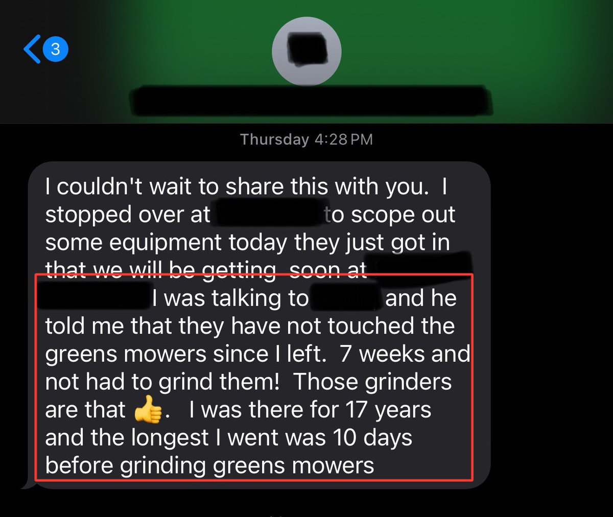 Mike Rollins (@mikerollinssip) on Twitter photo I preach #CutlineIsKing all the time - & you can achieve it with ANY grinder & ANY color CU - but <a href="/SIPGrinders1902/">Simplex-Ideal-Peerless</a> takes you from point A to B on a top fuel dragster.
(Customer didnβt want his name posted bc he just left his course of 17yrs. Bought SIP 6 months before he left.) I preach #CutlineIsKing all the time - & you can achieve it with ANY grinder & ANY color CU - but <a href="/SIPGrinders1902/">Simplex-Ideal-Peerless</a> takes you from point A to B on a top fuel dragster.
(Customer didnβt want his name posted bc he just left his course of 17yrs. Bought SIP 6 months before he left.)
