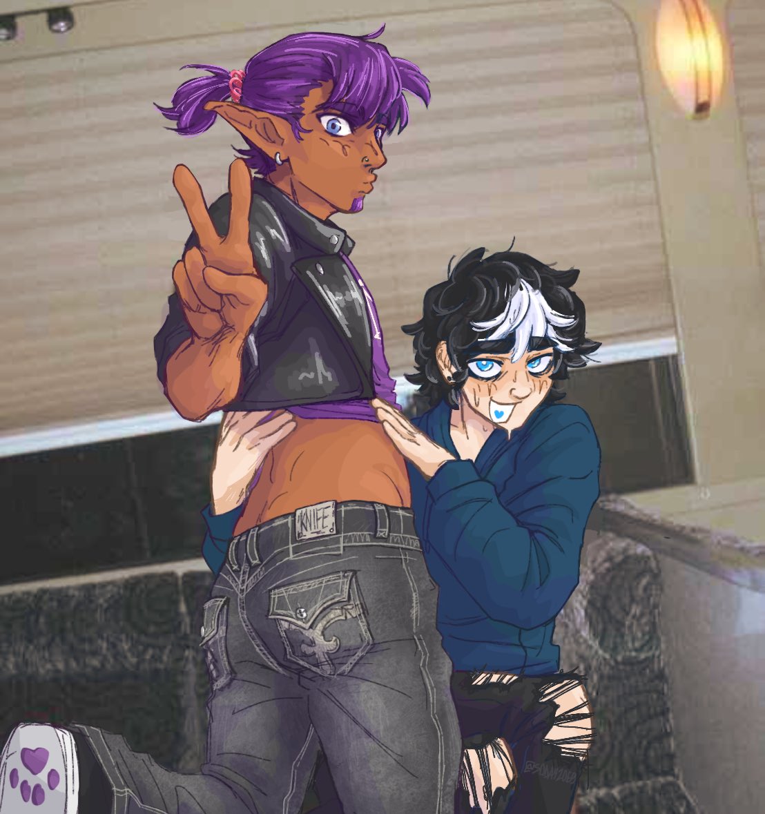 soda42069's tweet image. Gay friend said he got Dibs on me #whatdatmean
.𖥔 ݁ ˖
ghife redraw bc im insane and crazy
#ghostknife #vyncentsol #williamwisp #jrwi #jrwipd
+ closeups