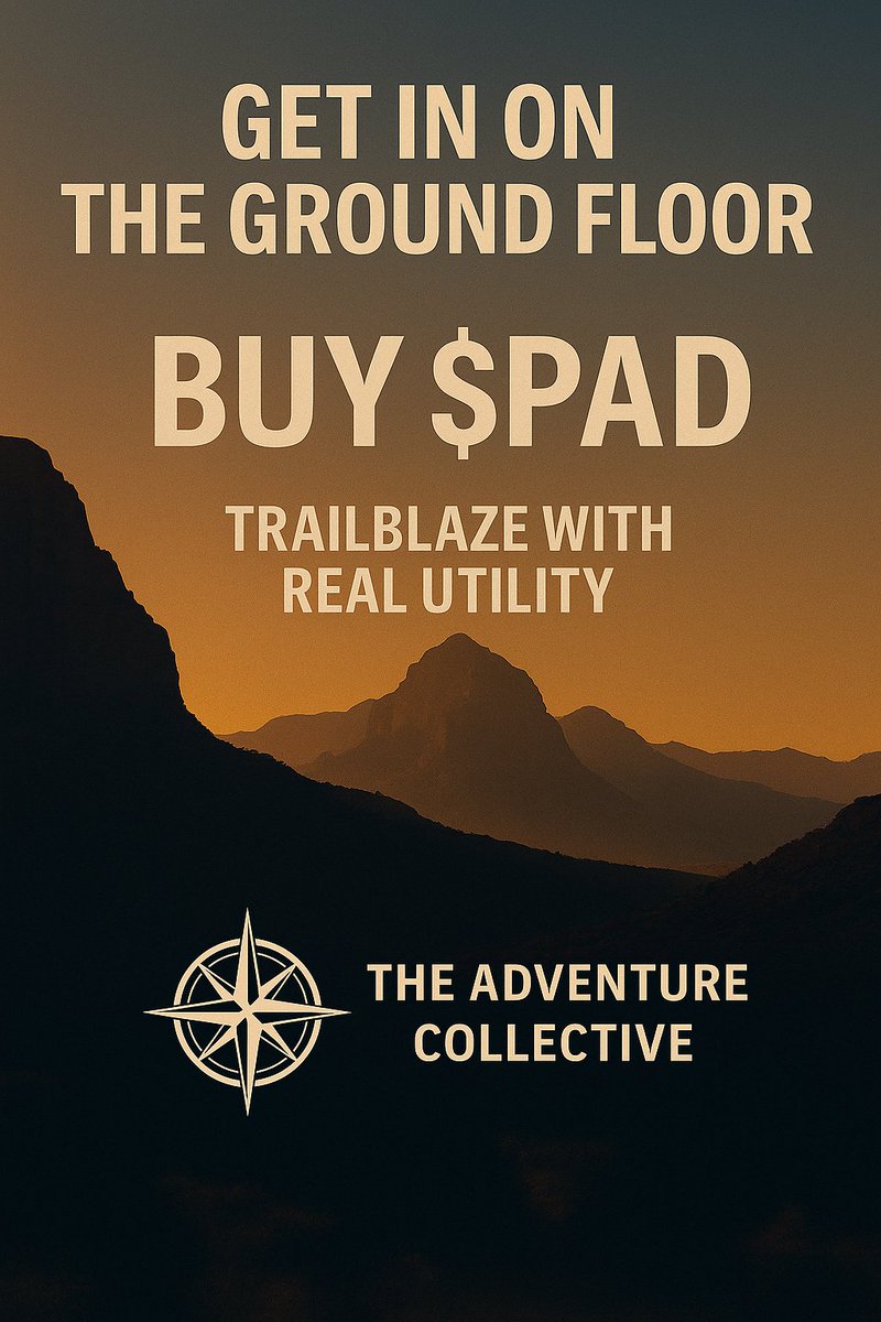 We’re preparing to launch a next-gen Web3 app with real-world utility:

Tokenized exploration

Legendary Landmarks

$PAD Check-In rewards

The market is primed. Early buyers are positioned.
Don’t miss the ground floor.

Buy $PAD on Solana:
CA: