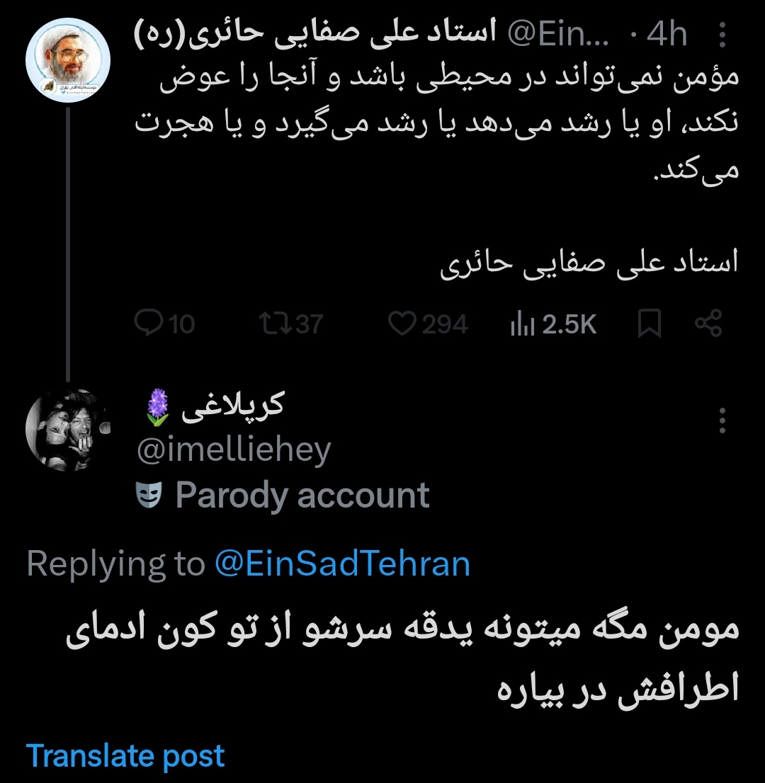 کاش ما هم به همین راحتی میتونستیم حجاب بان های وسط خیابونو بلاک کنیم.